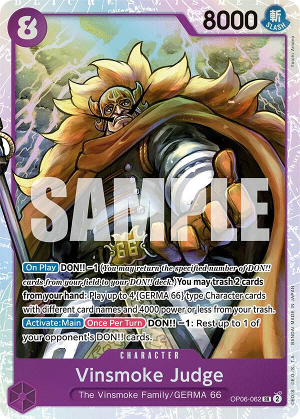 Vinsmoke Judge - Wings of the Captain (OP06) Wings of the Captain