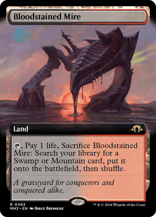 Bloodstained Mire (Extended Art) - Modern Horizons 3 (MH3)