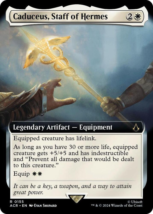 Caduceus, Staff of Hermes (Extended Art) - Universes Beyond: Assassin's Creed (ACR)