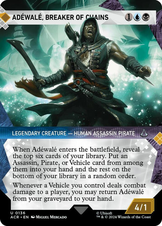 Adewale, Breaker of Chains (Showcase) - Universes Beyond: Assassin's Creed (ACR) Universes Beyond: Assassin's Creed