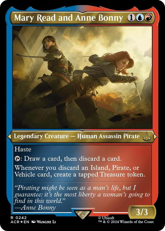 Mary Read and Anne Bonny (Foil Etched) - Universes Beyond: Assassin's Creed (ACR) FOIL