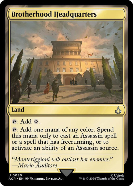 Brotherhood Headquarters - Universes Beyond: Assassin's Creed (ACR) Universes Beyond: Assassin's Creed *Holo*
