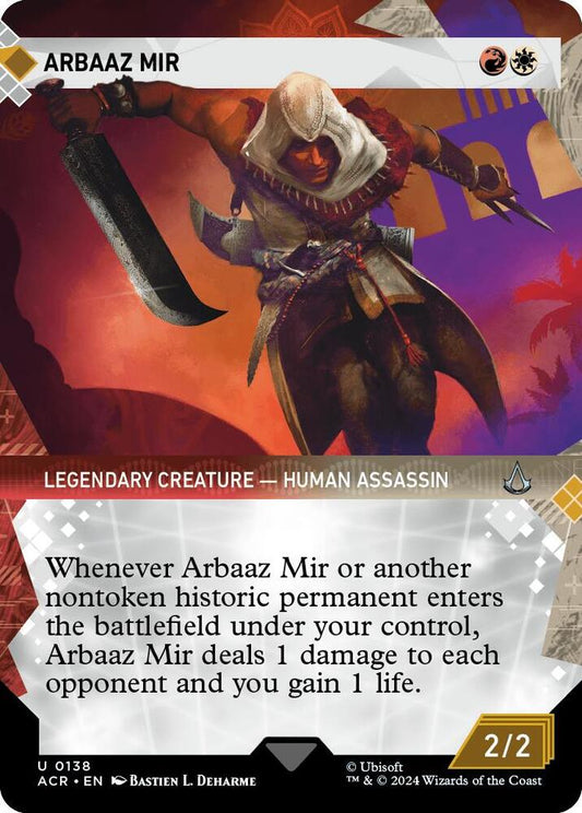 Arbaaz Mir (Showcase) - Universes Beyond: Assassin's Creed (ACR) Universes Beyond: Assassin's Creed *FOIL*
