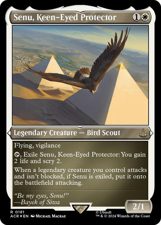 Senu, Keen-Eyed Protector (Foil Etched) - Universes Beyond: Assassin's Creed (ACR)