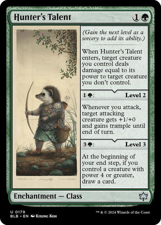 Hunter's Talent - Bloomburrow (BLB) Bloomburrow *HOLO*