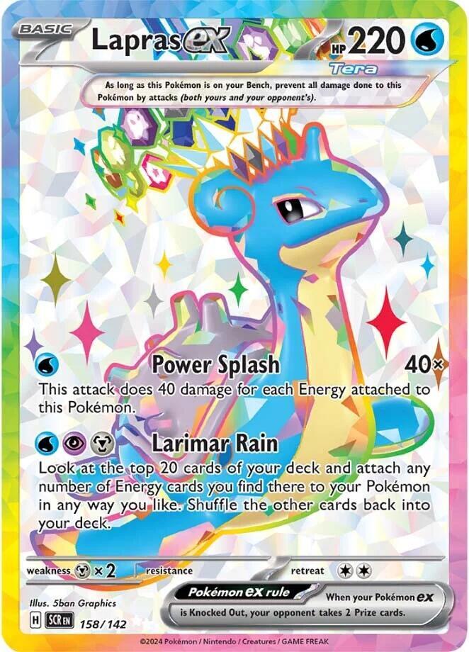 Lapras ex - 158/142 - SV07: Stellar Crown (SCR) SV07: Stellar Crown