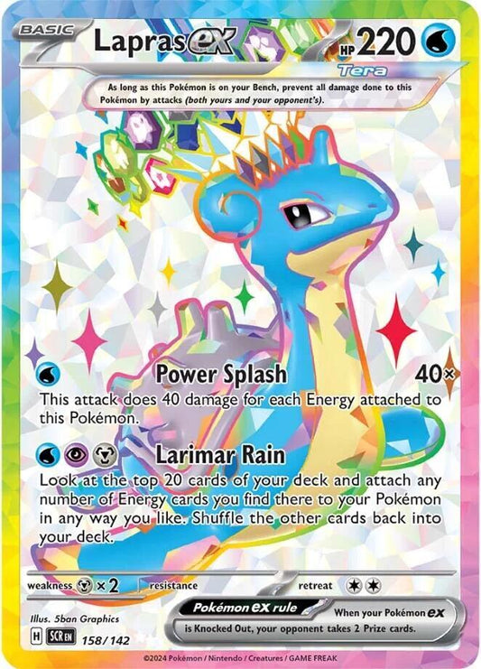 Lapras ex - 158/142 - SV07: Stellar Crown (SCR) SV07: Stellar Crown