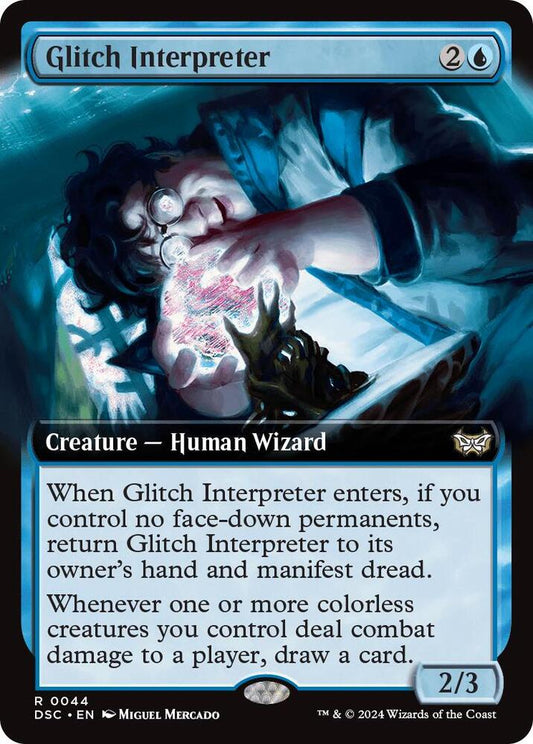 Glitch Interpreter (Extended Art) - Commander: Duskmourn: House of Horror (DSC)