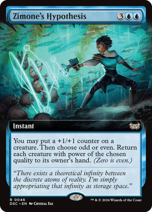 Zimone's Hypothesis (Extended Art) - Commander: Duskmourn: House of Horror (DSC)