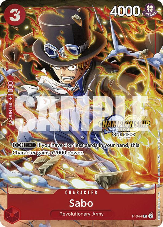 Sabo (CS 2024 Event Pack) - One Piece Promotion Cards (OP-PR) One Piece Promotion Cards