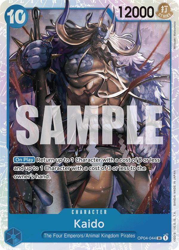 Kaido (OP04-044) (Reprint) - Premium Booster -The Best- (PRB-01) Premium Booster -The Best-