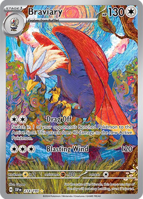 Braviary - 214/191 - SV08: Surging Sparks (SV08) SV08: Surging Sparks