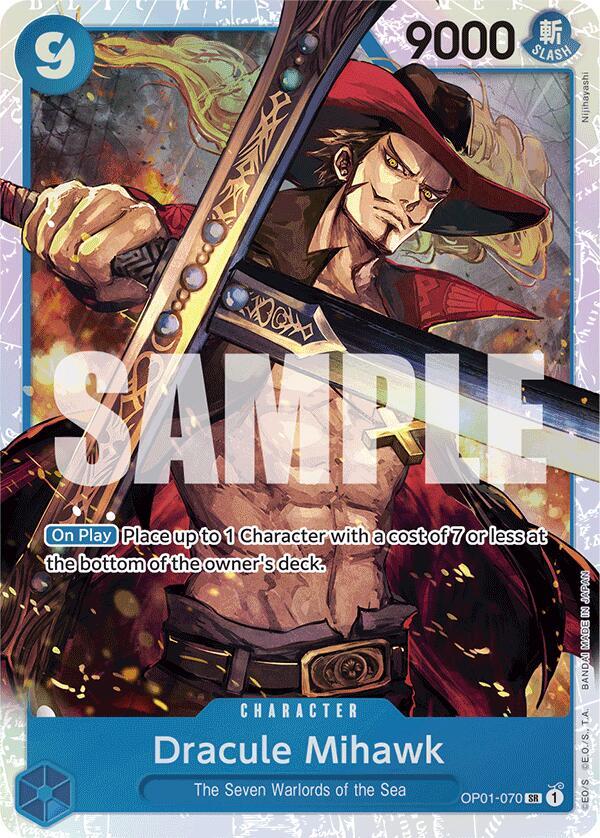 Dracule Mihawk (OP01-070) (Reprint) - Premium Booster -The Best- (PRB-01) Premium Booster -The Best-
