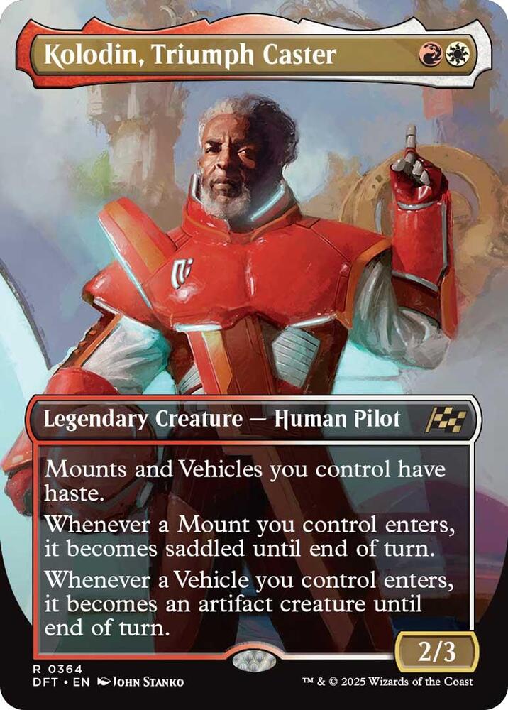 Kolodin, Triumph Caster (Borderless) - Aetherdrift (DFT) *FOIL*