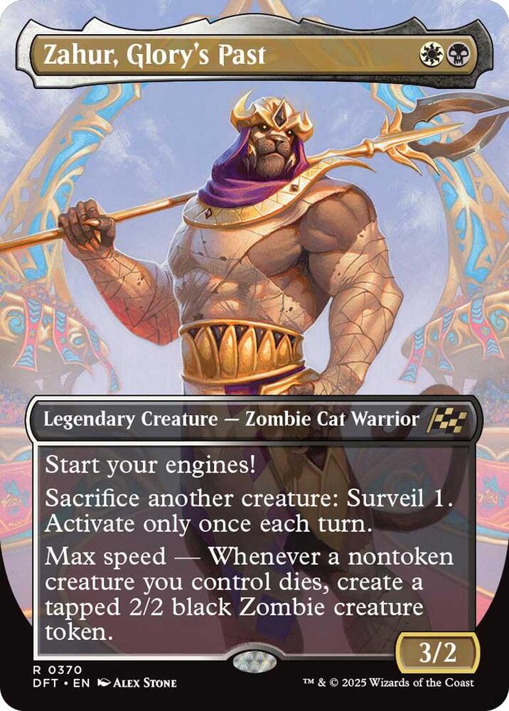 Zahur, Glory's Past (Borderless) - Aetherdrift (DFT)