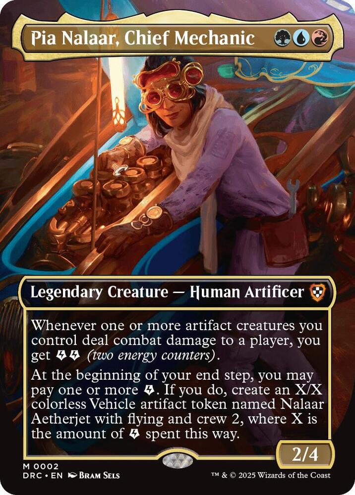 Pia Nalaar, Chief Mechanic (Borderless) - Commander: Aetherdrift (DRC)