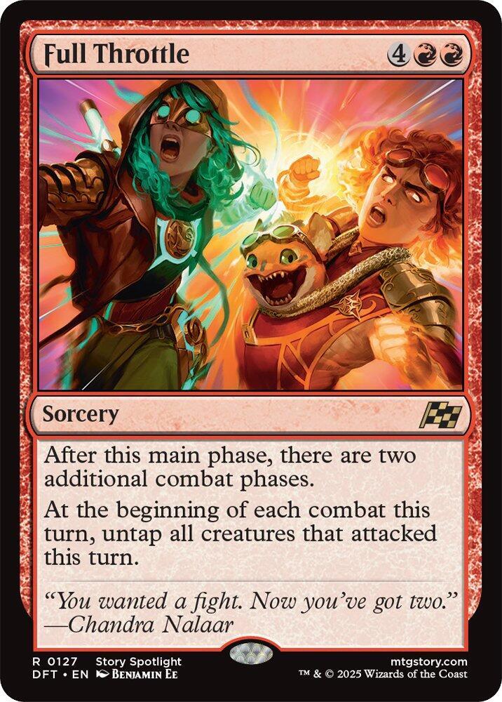 Full Throttle - Aetherdrift (DFT) *FOIL*