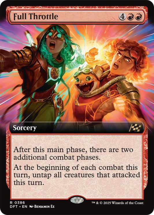 Full Throttle (Extended Art) - Aetherdrift (DFT)