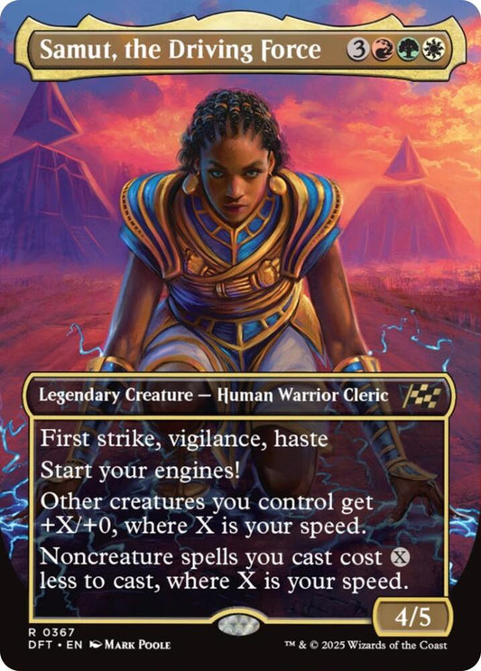 Samut, the Driving Force (Borderless) - Aetherdrift (DFT) *FOIL*