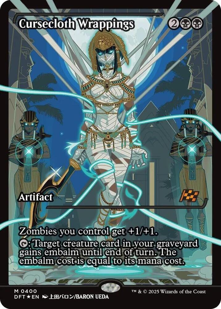 Cursecloth Wrappings (Showcase) - Aetherdrift (DFT) *FOIL*