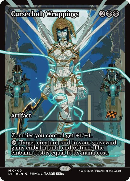 Cursecloth Wrappings (Showcase) - Aetherdrift (DFT) *FOIL*