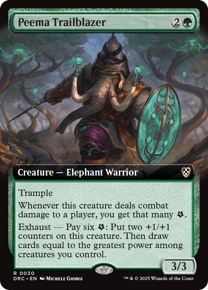Peema Trailblazer (Extended Art) - Commander: Aetherdrift (DRC)