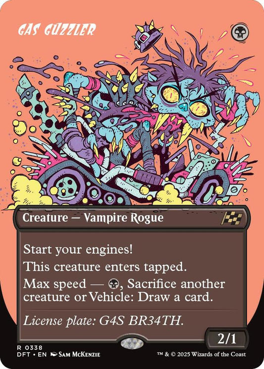 Gas Guzzler (Borderless) - Aetherdrift (DFT) *FOIL*
