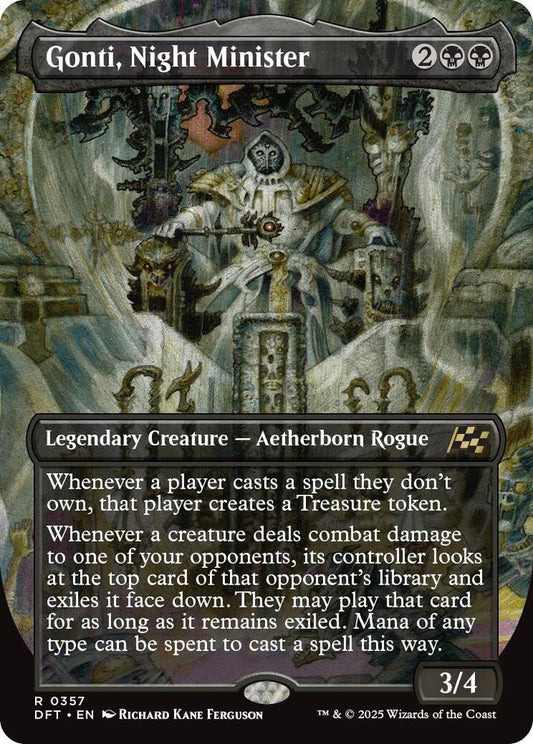 Gonti, Night Minister (Borderless) - Aetherdrift (DFT)