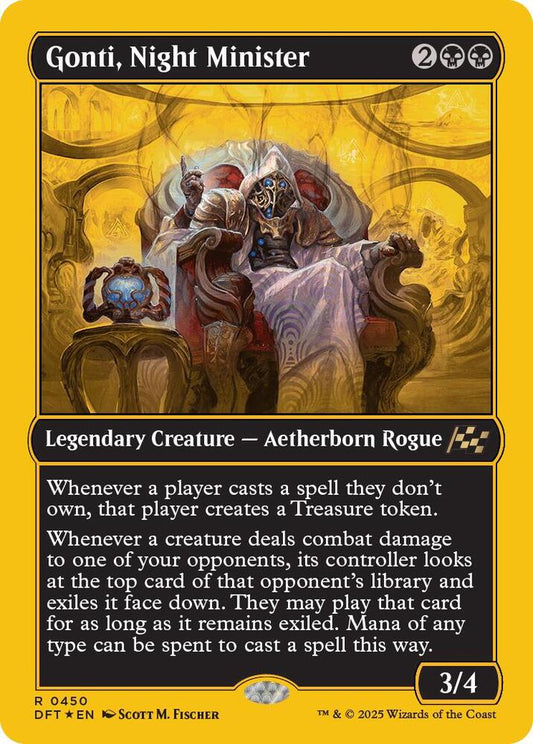 Gonti, Night Minister (First-Place Foil) - Aetherdrift (DFT) Aetherdrift