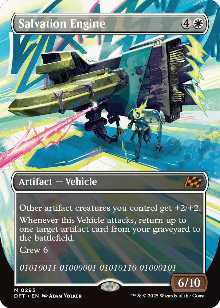 Salvation Engine (Borderless) - Aetherdrift (DFT) *FOIL*