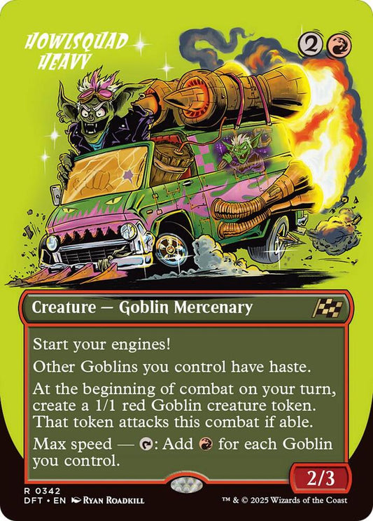 Howlsquad Heavy (Borderless) - Aetherdrift (DFT) FOIL