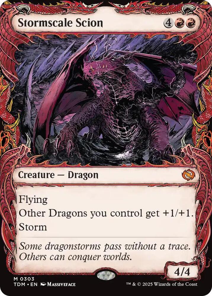 Stormscale Scion (Showcase) - Tarkir: Dragonstorm (TDM) Tarkir: Dragonstorm