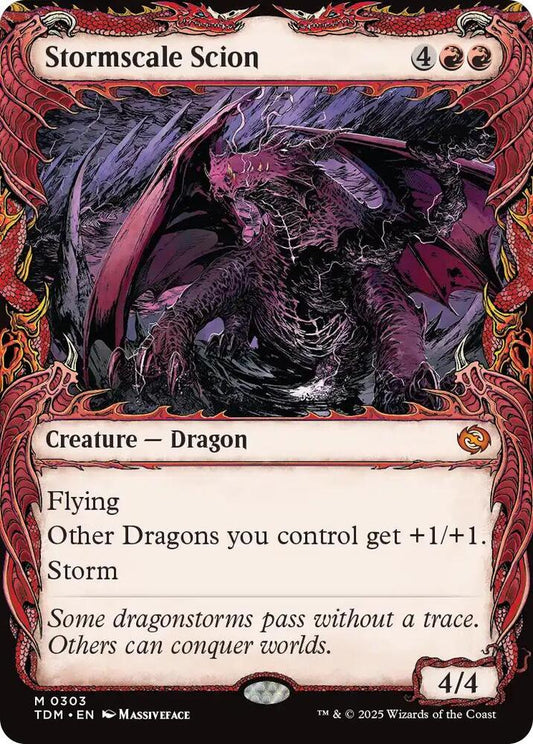 Stormscale Scion (Showcase) - Tarkir: Dragonstorm (TDM) Tarkir: Dragonstorm