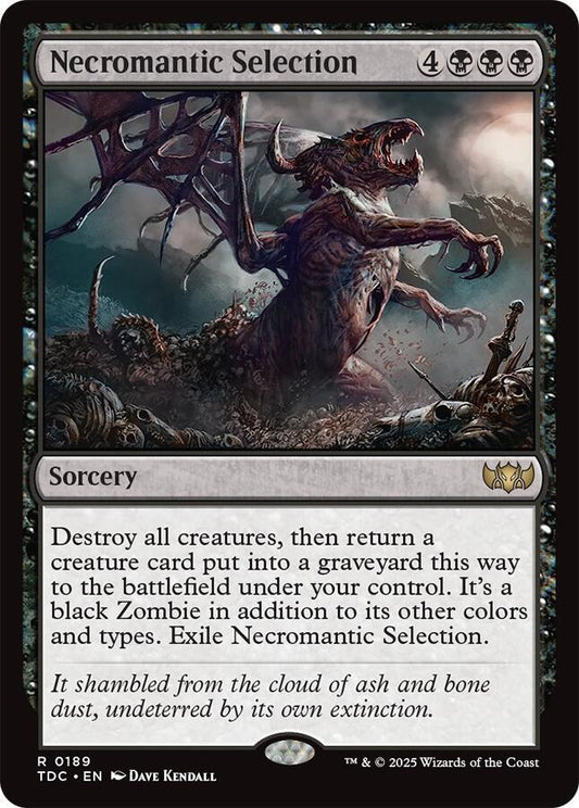Necromantic Selection - Commander: Tarkir: Dragonstorm (TDC)