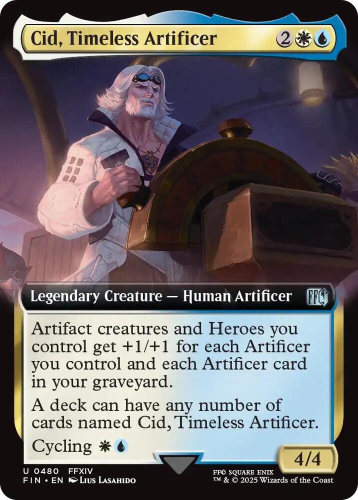 Cid, Timeless Artificer (Extended Art) - FINAL FANTASY (FIN)