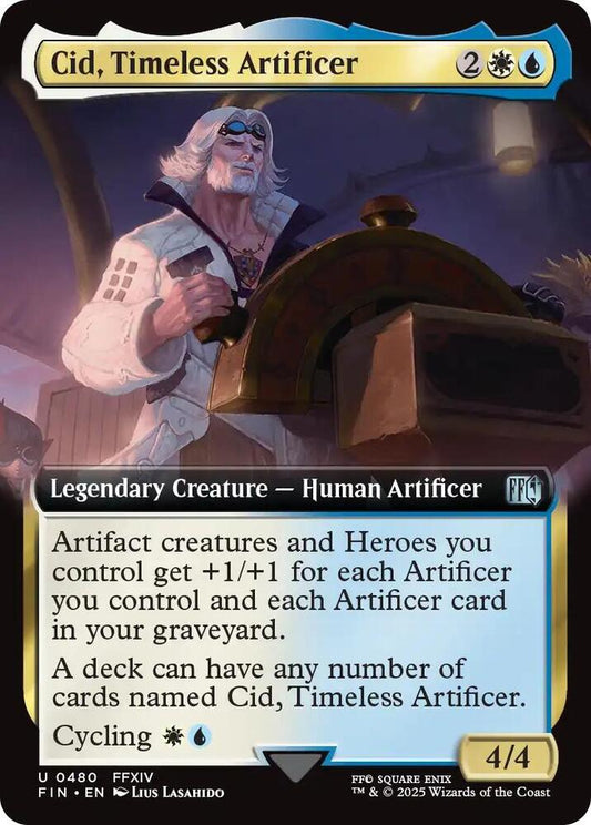 Cid, Timeless Artificer (Extended Art) - FINAL FANTASY (FIN)