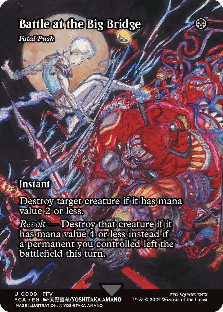 Battle at the Big Bridge - Fatal Push (Showcase) - FINAL FANTASY: Through the Ages (FCA) *FOIL*