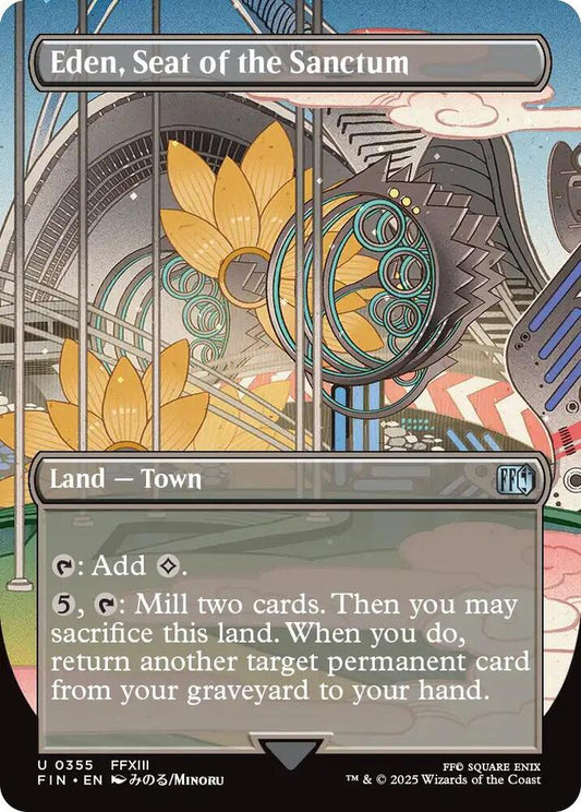 Eden, Seat of the Sanctum (Borderless) - FINAL FANTASY (FIN) *FOIL*