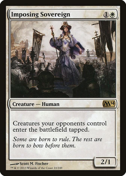 Imposing Sovereign - Magic 2014 (M14) (M14) Magic 2014 (M14) *FOIL*