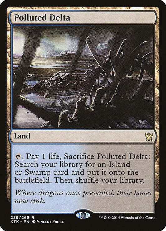 Polluted Delta - Khans of Tarkir (KTK) Khans of Tarkir  *Non Foil*