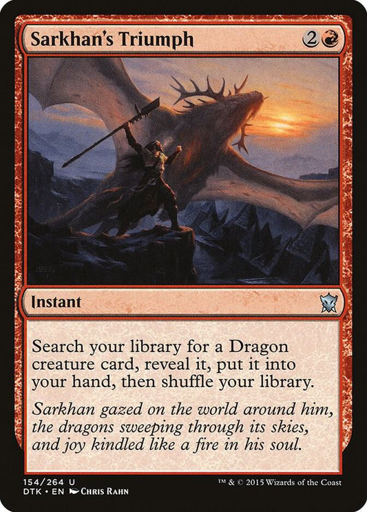 Sarkhan's Triumph - Dragons of Tarkir (DTK)