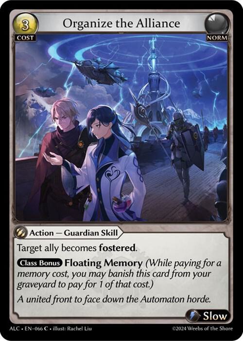Organize the Alliance - Alchemical Revolution (LC) *FOIL*