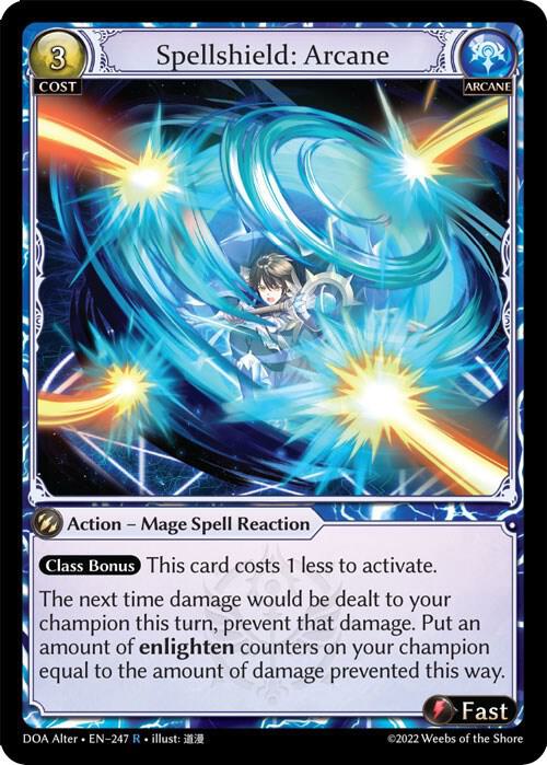 Spellshield: Arcane - Dawn of Ashes Alter Edition (DOA Alter)