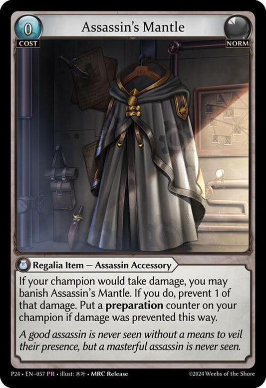 Assassin's Mantle - Promotional Cards (P) *FOIL*