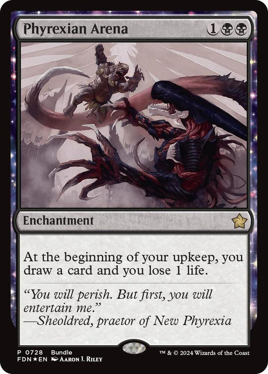 Phyrexian Arena (FDN Bundle) - Unique and Miscellaneous Promos (UMP) *FOIL*