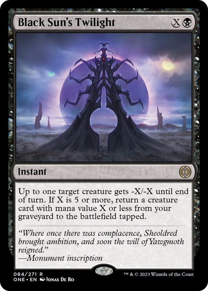 Black Sun's Twilight - Phyrexia: All Will Be One (ONE) *FOIL*