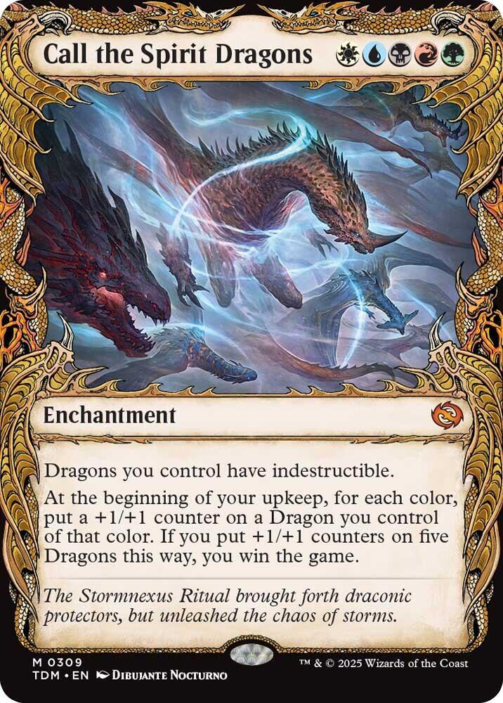 Call the Spirit Dragons (Showcase) - Tarkir: Dragonstorm (TDM)