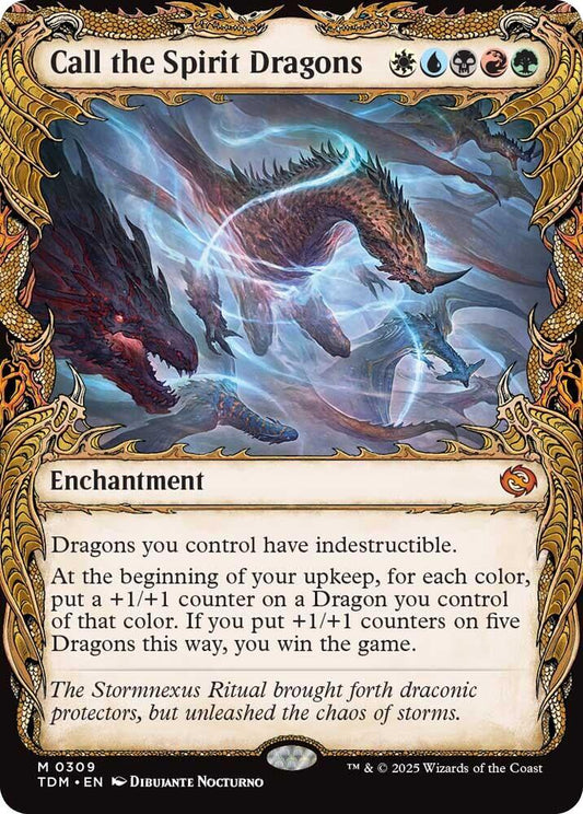 Call the Spirit Dragons (Showcase) - Tarkir: Dragonstorm (TDM)