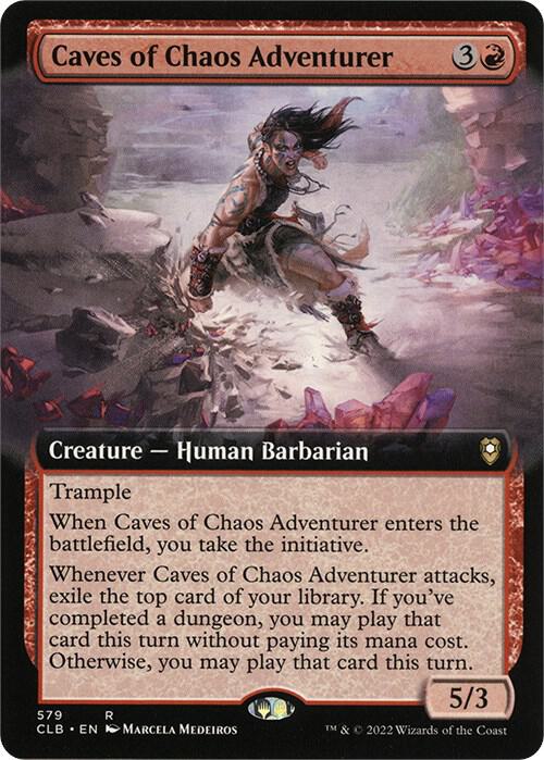 Caves of Chaos Adventurer (Extended Art) - Commander Legends: Battle for Baldur's Gate (CLB)