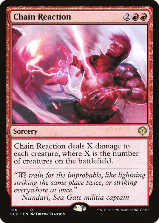 Chain Reaction - Starter Commander Decks (SCD)
